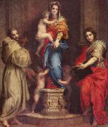 Andrea del Sarto Harpyienmadonna oil on canvas